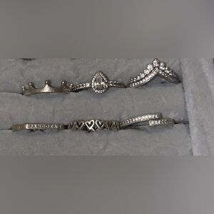 Rings size 7/7.5 Pandora, Kendra Scott, Pura Vida, Alex and Ani